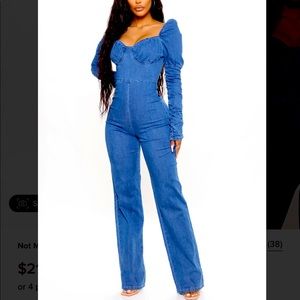 Denim jumpsuit